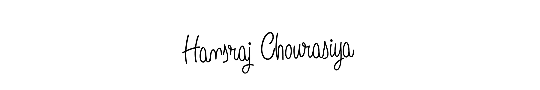 Also You can easily find your signature by using the search form. We will create Hansraj Chourasiya name handwritten signature images for you free of cost using Angelique-Rose-font-FFP sign style. Hansraj Chourasiya signature style 5 images and pictures png