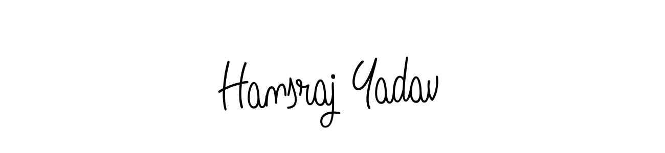 You can use this online signature creator to create a handwritten signature for the name Hansraj Yadav. This is the best online autograph maker. Hansraj Yadav signature style 5 images and pictures png