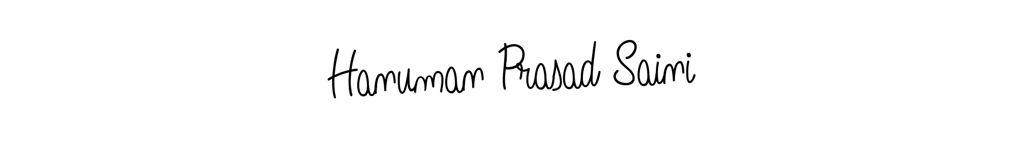 Hanuman Prasad Saini stylish signature style. Best Handwritten Sign (Angelique-Rose-font-FFP) for my name. Handwritten Signature Collection Ideas for my name Hanuman Prasad Saini. Hanuman Prasad Saini signature style 5 images and pictures png