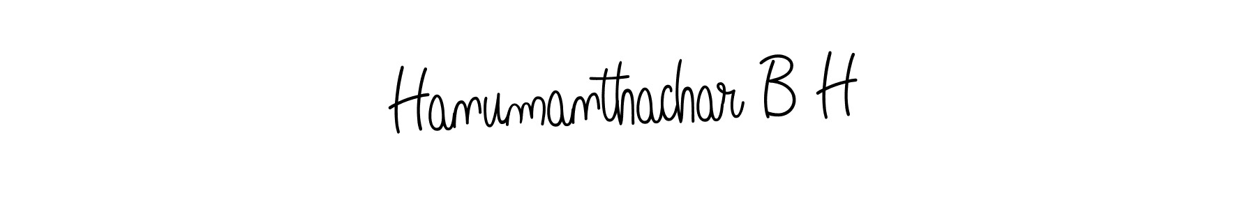 Make a beautiful signature design for name Hanumanthachar B H. Use this online signature maker to create a handwritten signature for free. Hanumanthachar B H signature style 5 images and pictures png