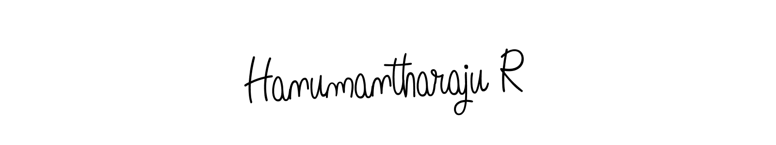 How to make Hanumantharaju R signature? Angelique-Rose-font-FFP is a professional autograph style. Create handwritten signature for Hanumantharaju R name. Hanumantharaju R signature style 5 images and pictures png