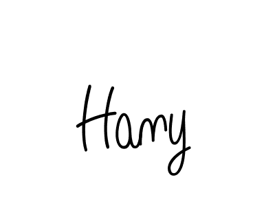 Create a beautiful signature design for name Hany. With this signature (Angelique-Rose-font-FFP) fonts, you can make a handwritten signature for free. Hany signature style 5 images and pictures png
