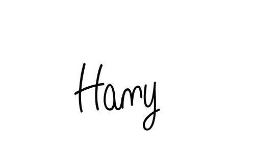 You can use this online signature creator to create a handwritten signature for the name Hany . This is the best online autograph maker. Hany  signature style 5 images and pictures png