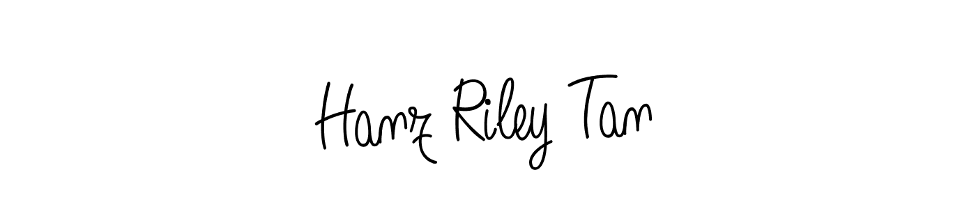 Create a beautiful signature design for name Hanz Riley Tan. With this signature (Angelique-Rose-font-FFP) fonts, you can make a handwritten signature for free. Hanz Riley Tan signature style 5 images and pictures png