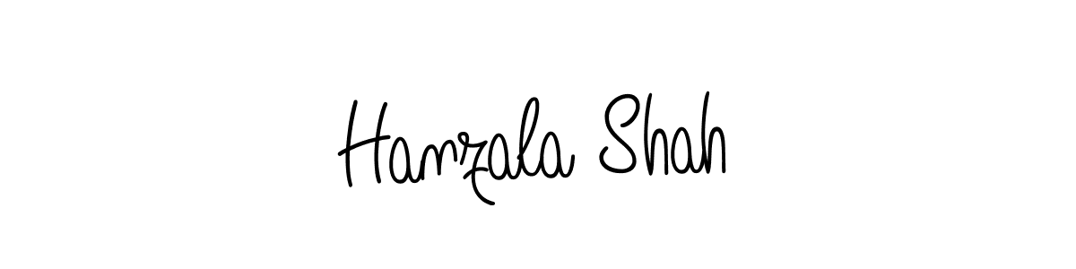 How to Draw Hanzala Shah signature style? Angelique-Rose-font-FFP is a latest design signature styles for name Hanzala Shah. Hanzala Shah signature style 5 images and pictures png