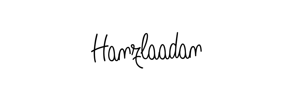How to make Hanzlaadan name signature. Use Angelique-Rose-font-FFP style for creating short signs online. This is the latest handwritten sign. Hanzlaadan signature style 5 images and pictures png