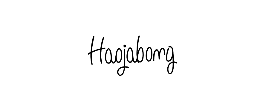 How to make Haojabong signature? Angelique-Rose-font-FFP is a professional autograph style. Create handwritten signature for Haojabong name. Haojabong signature style 5 images and pictures png