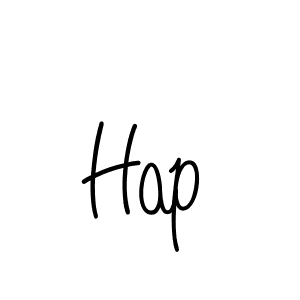 The best way (Angelique-Rose-font-FFP) to make a short signature is to pick only two or three words in your name. The name Hap include a total of six letters. For converting this name. Hap signature style 5 images and pictures png