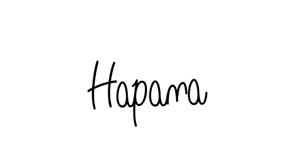 Use a signature maker to create a handwritten signature online. With this signature software, you can design (Angelique-Rose-font-FFP) your own signature for name Hapana. Hapana signature style 5 images and pictures png