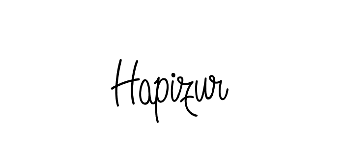 Hapizur stylish signature style. Best Handwritten Sign (Angelique-Rose-font-FFP) for my name. Handwritten Signature Collection Ideas for my name Hapizur. Hapizur signature style 5 images and pictures png