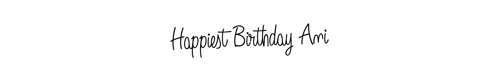 Angelique-Rose-font-FFP is a professional signature style that is perfect for those who want to add a touch of class to their signature. It is also a great choice for those who want to make their signature more unique. Get Happiest Birthday Ani name to fancy signature for free. Happiest Birthday Ani signature style 5 images and pictures png