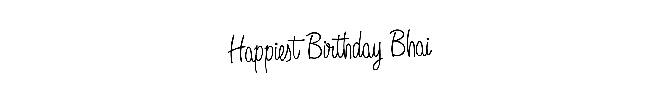 It looks lik you need a new signature style for name Happiest Birthday Bhai. Design unique handwritten (Angelique-Rose-font-FFP) signature with our free signature maker in just a few clicks. Happiest Birthday Bhai signature style 5 images and pictures png