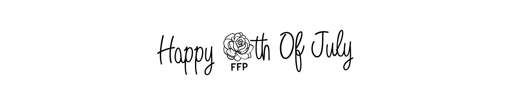 How to Draw Happy 4th Of July signature style? Angelique-Rose-font-FFP is a latest design signature styles for name Happy 4th Of July. Happy 4th Of July signature style 5 images and pictures png