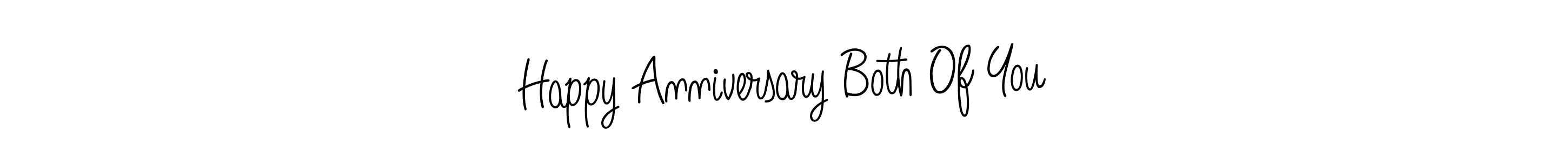 Make a short Happy Anniversary Both Of You signature style. Manage your documents anywhere anytime using Angelique-Rose-font-FFP. Create and add eSignatures, submit forms, share and send files easily. Happy Anniversary Both Of You signature style 5 images and pictures png