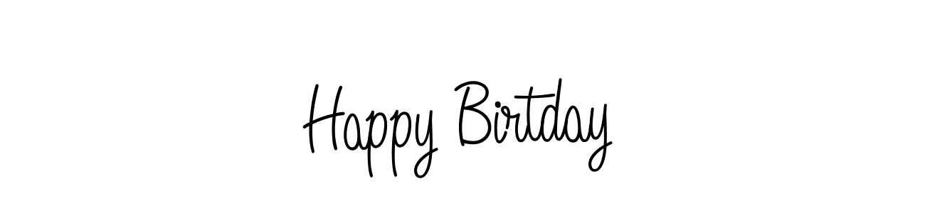 How to make Happy Birtday name signature. Use Angelique-Rose-font-FFP style for creating short signs online. This is the latest handwritten sign. Happy Birtday signature style 5 images and pictures png