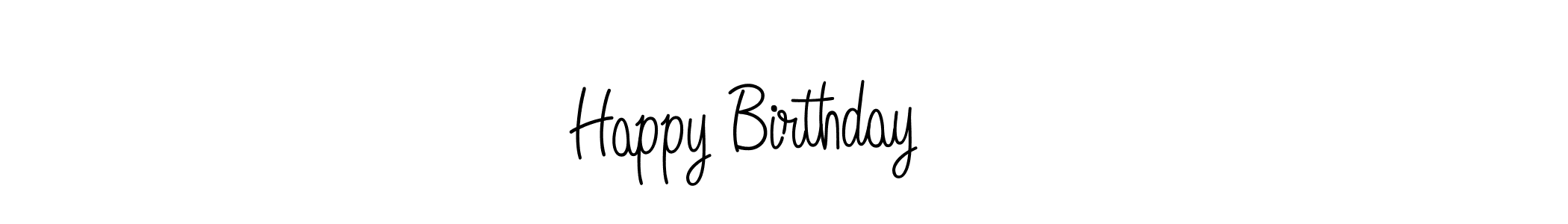 How to Draw Happy Birthday ♥️ signature style? Angelique-Rose-font-FFP is a latest design signature styles for name Happy Birthday ♥️. Happy Birthday ♥️ signature style 5 images and pictures png