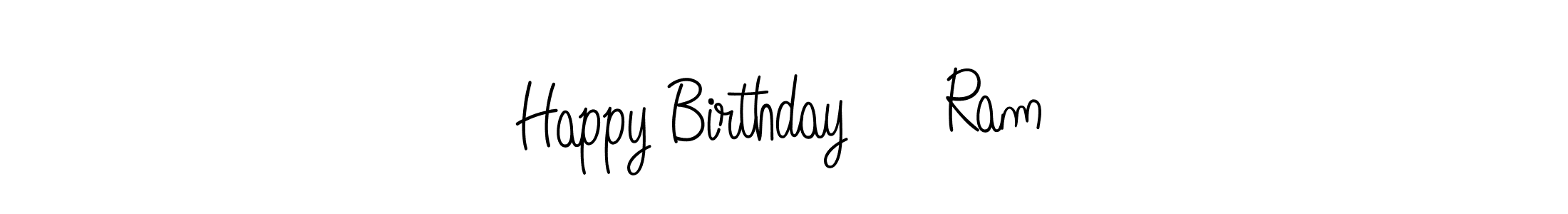 How to make Happy Birthday     Ram name signature. Use Angelique-Rose-font-FFP style for creating short signs online. This is the latest handwritten sign. Happy Birthday     Ram signature style 5 images and pictures png