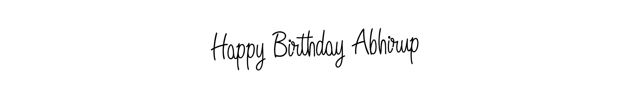 Also we have Happy Birthday Abhirup name is the best signature style. Create professional handwritten signature collection using Angelique-Rose-font-FFP autograph style. Happy Birthday Abhirup signature style 5 images and pictures png