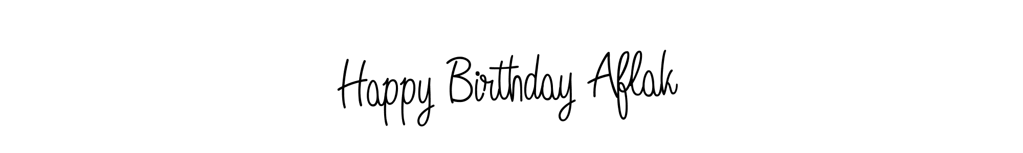 Make a beautiful signature design for name Happy Birthday Aflak. With this signature (Angelique-Rose-font-FFP) style, you can create a handwritten signature for free. Happy Birthday Aflak signature style 5 images and pictures png