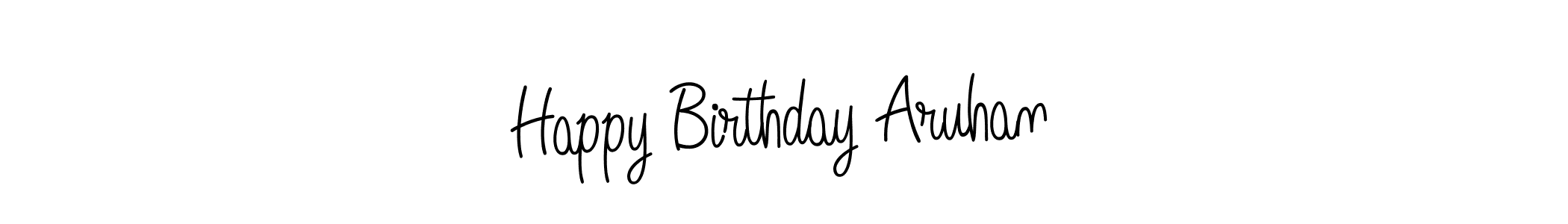 Angelique-Rose-font-FFP is a professional signature style that is perfect for those who want to add a touch of class to their signature. It is also a great choice for those who want to make their signature more unique. Get Happy Birthday Aruhan name to fancy signature for free. Happy Birthday Aruhan signature style 5 images and pictures png