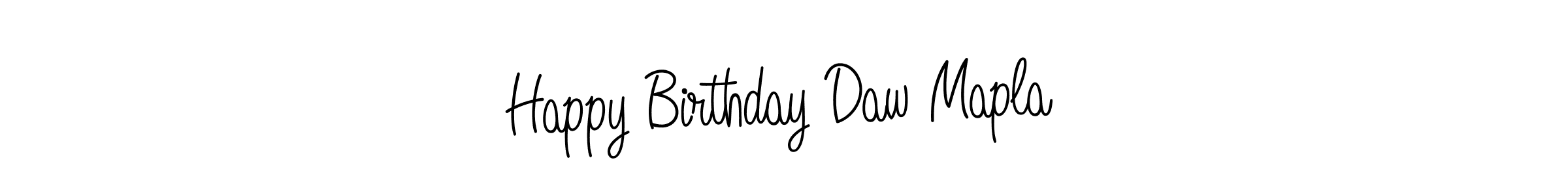 Once you've used our free online signature maker to create your best signature Angelique-Rose-font-FFP style, it's time to enjoy all of the benefits that Happy Birthday Daw Mapla name signing documents. Happy Birthday Daw Mapla signature style 5 images and pictures png