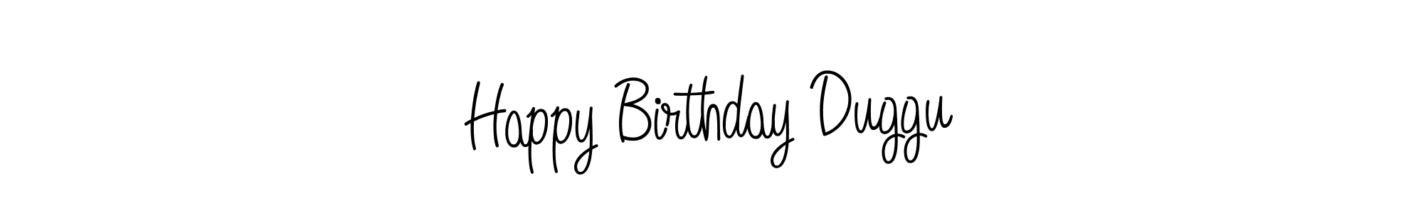 Angelique-Rose-font-FFP is a professional signature style that is perfect for those who want to add a touch of class to their signature. It is also a great choice for those who want to make their signature more unique. Get Happy Birthday Duggu name to fancy signature for free. Happy Birthday Duggu signature style 5 images and pictures png