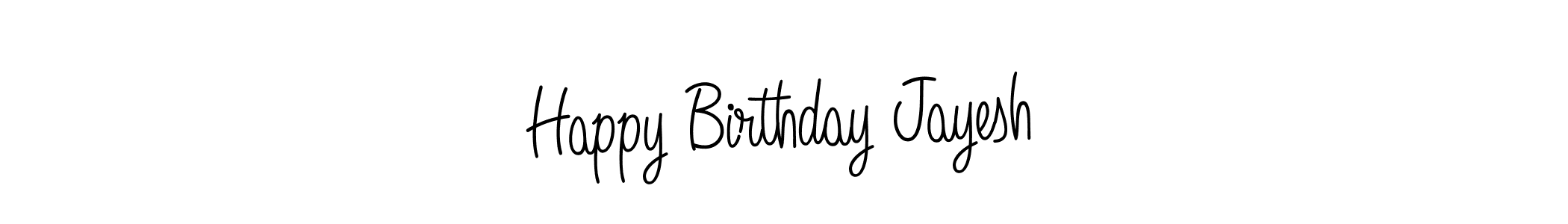 Best and Professional Signature Style for Happy Birthday Jayesh. Angelique-Rose-font-FFP Best Signature Style Collection. Happy Birthday Jayesh signature style 5 images and pictures png