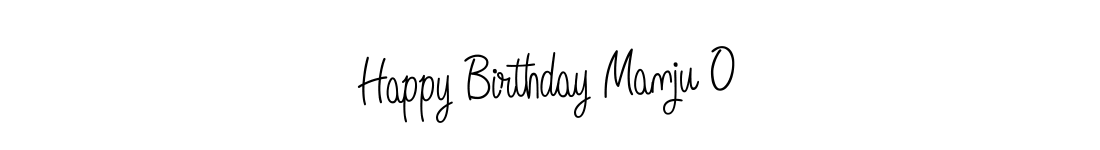 Best and Professional Signature Style for Happy Birthday Manju O. Angelique-Rose-font-FFP Best Signature Style Collection. Happy Birthday Manju O signature style 5 images and pictures png