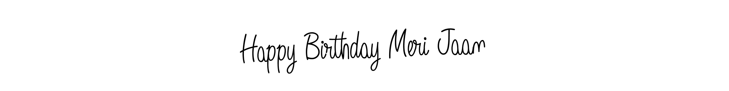 Angelique-Rose-font-FFP is a professional signature style that is perfect for those who want to add a touch of class to their signature. It is also a great choice for those who want to make their signature more unique. Get Happy Birthday Meri Jaan name to fancy signature for free. Happy Birthday Meri Jaan signature style 5 images and pictures png