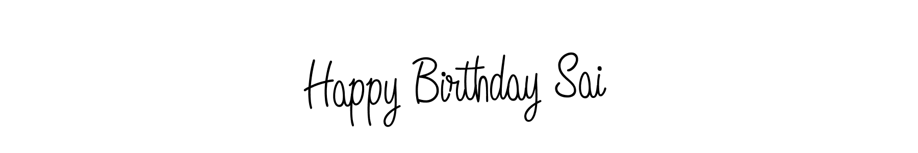 How to Draw Happy Birthday Sai signature style? Angelique-Rose-font-FFP is a latest design signature styles for name Happy Birthday Sai. Happy Birthday Sai signature style 5 images and pictures png