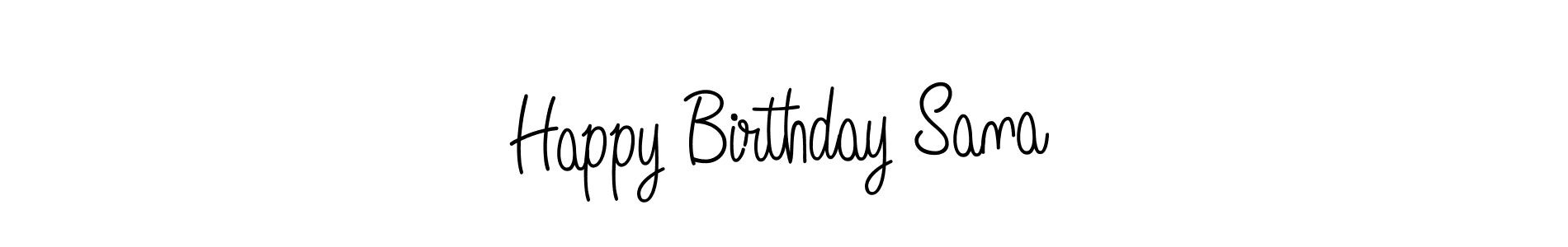 Make a beautiful signature design for name Happy Birthday Sana. Use this online signature maker to create a handwritten signature for free. Happy Birthday Sana signature style 5 images and pictures png
