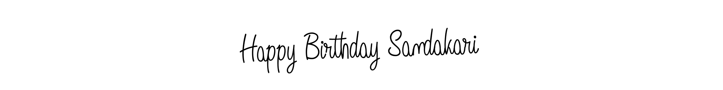 Similarly Angelique-Rose-font-FFP is the best handwritten signature design. Signature creator online .You can use it as an online autograph creator for name Happy Birthday Sandakari. Happy Birthday Sandakari signature style 5 images and pictures png