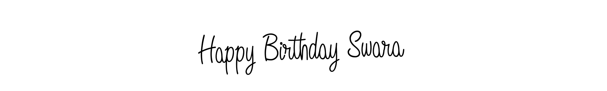 Also we have Happy Birthday Swara name is the best signature style. Create professional handwritten signature collection using Angelique-Rose-font-FFP autograph style. Happy Birthday Swara signature style 5 images and pictures png