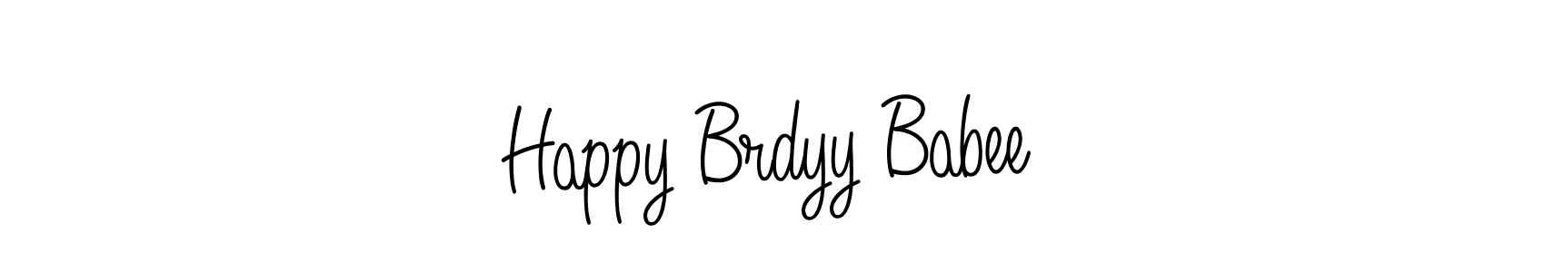 Also we have Happy Brdyy Babee name is the best signature style. Create professional handwritten signature collection using Angelique-Rose-font-FFP autograph style. Happy Brdyy Babee signature style 5 images and pictures png