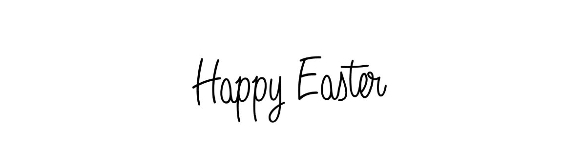 The best way (Angelique-Rose-font-FFP) to make a short signature is to pick only two or three words in your name. The name Happy Easter include a total of six letters. For converting this name. Happy Easter signature style 5 images and pictures png