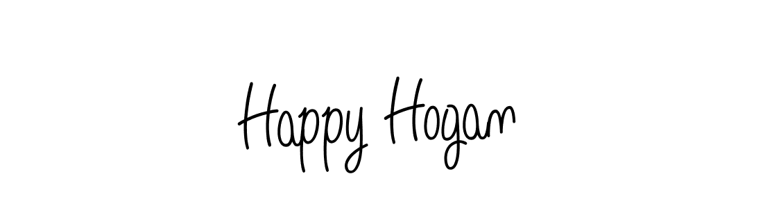 Angelique-Rose-font-FFP is a professional signature style that is perfect for those who want to add a touch of class to their signature. It is also a great choice for those who want to make their signature more unique. Get Happy Hogan name to fancy signature for free. Happy Hogan signature style 5 images and pictures png