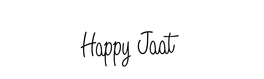 Create a beautiful signature design for name Happy Jaat. With this signature (Angelique-Rose-font-FFP) fonts, you can make a handwritten signature for free. Happy Jaat signature style 5 images and pictures png