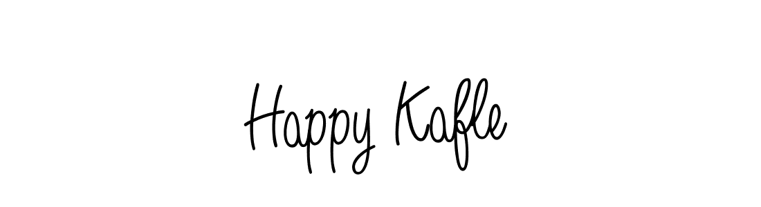 You should practise on your own different ways (Angelique-Rose-font-FFP) to write your name (Happy Kafle) in signature. don't let someone else do it for you. Happy Kafle signature style 5 images and pictures png