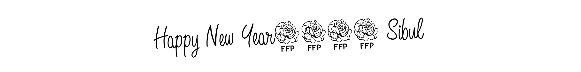 How to make Happy New Year2023 Sibul signature? Angelique-Rose-font-FFP is a professional autograph style. Create handwritten signature for Happy New Year2023 Sibul name. Happy New Year2023 Sibul signature style 5 images and pictures png