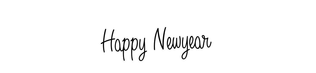 The best way (Angelique-Rose-font-FFP) to make a short signature is to pick only two or three words in your name. The name Happy Newyear include a total of six letters. For converting this name. Happy Newyear signature style 5 images and pictures png