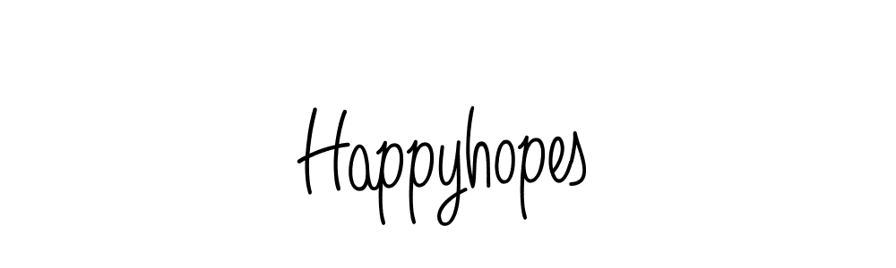 Also we have Happyhopes name is the best signature style. Create professional handwritten signature collection using Angelique-Rose-font-FFP autograph style. Happyhopes signature style 5 images and pictures png