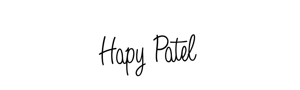 Once you've used our free online signature maker to create your best signature Angelique-Rose-font-FFP style, it's time to enjoy all of the benefits that Hapy Patel name signing documents. Hapy Patel signature style 5 images and pictures png