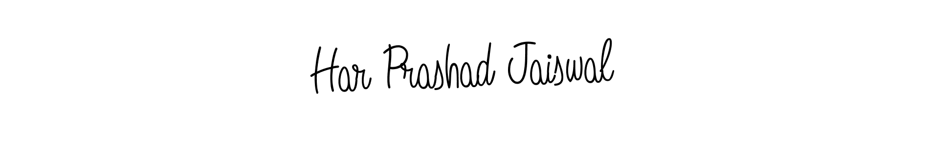 Make a beautiful signature design for name Har Prashad Jaiswal. With this signature (Angelique-Rose-font-FFP) style, you can create a handwritten signature for free. Har Prashad Jaiswal signature style 5 images and pictures png
