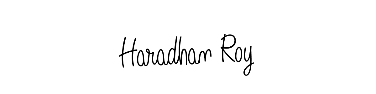 Haradhan Roy stylish signature style. Best Handwritten Sign (Angelique-Rose-font-FFP) for my name. Handwritten Signature Collection Ideas for my name Haradhan Roy. Haradhan Roy signature style 5 images and pictures png