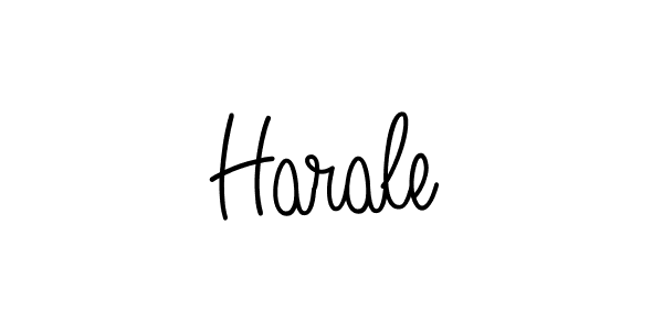 Use a signature maker to create a handwritten signature online. With this signature software, you can design (Angelique-Rose-font-FFP) your own signature for name Harale. Harale signature style 5 images and pictures png