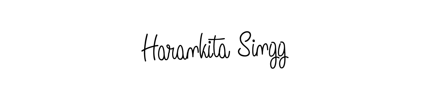 How to Draw Harankita Singg signature style? Angelique-Rose-font-FFP is a latest design signature styles for name Harankita Singg. Harankita Singg signature style 5 images and pictures png