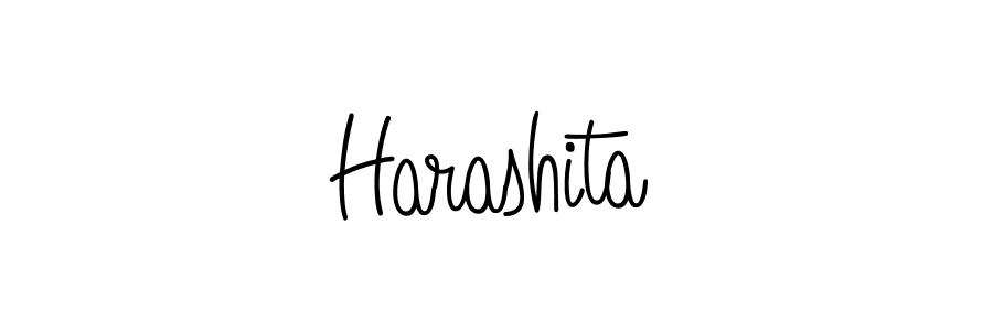 Create a beautiful signature design for name Harashita. With this signature (Angelique-Rose-font-FFP) fonts, you can make a handwritten signature for free. Harashita signature style 5 images and pictures png