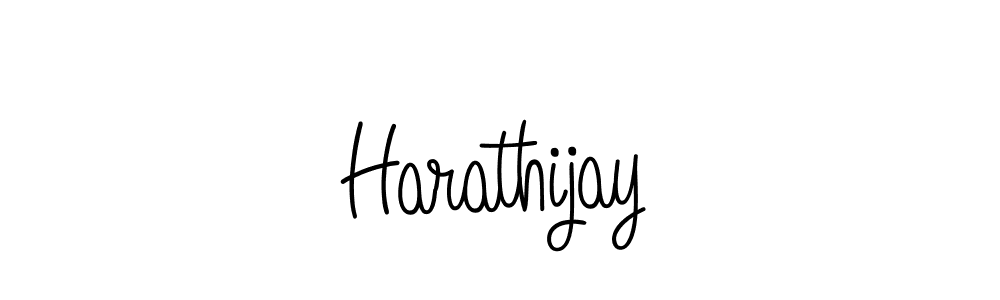 Also we have Harathijay name is the best signature style. Create professional handwritten signature collection using Angelique-Rose-font-FFP autograph style. Harathijay signature style 5 images and pictures png