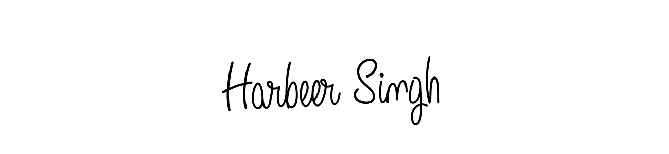 Design your own signature with our free online signature maker. With this signature software, you can create a handwritten (Angelique-Rose-font-FFP) signature for name Harbeer Singh. Harbeer Singh signature style 5 images and pictures png