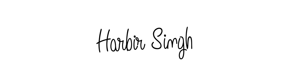 Make a beautiful signature design for name Harbir Singh. With this signature (Angelique-Rose-font-FFP) style, you can create a handwritten signature for free. Harbir Singh signature style 5 images and pictures png